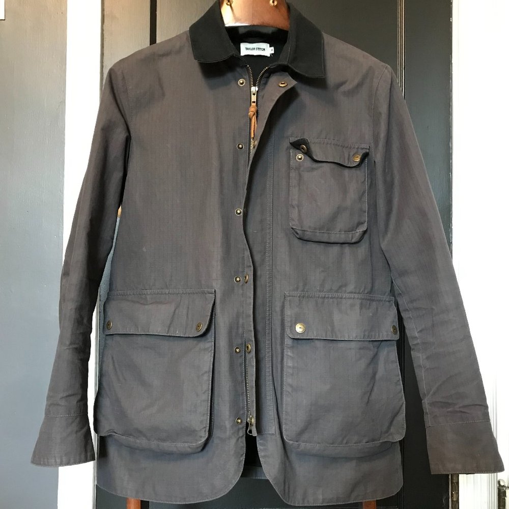 Taylor Stitch x Halley Stevenson Ripstop Dry wax Rover jacket